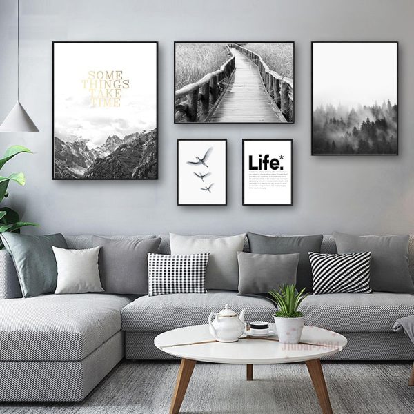 Foggy Forest Canvas Print - Image 3