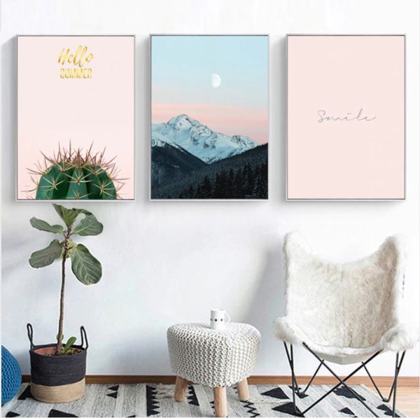 Summer Cactus Canvas Print - Image 2