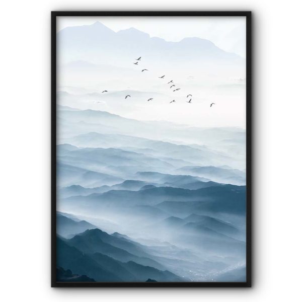 Two Misty Mountains Canvas Prints - Image 5